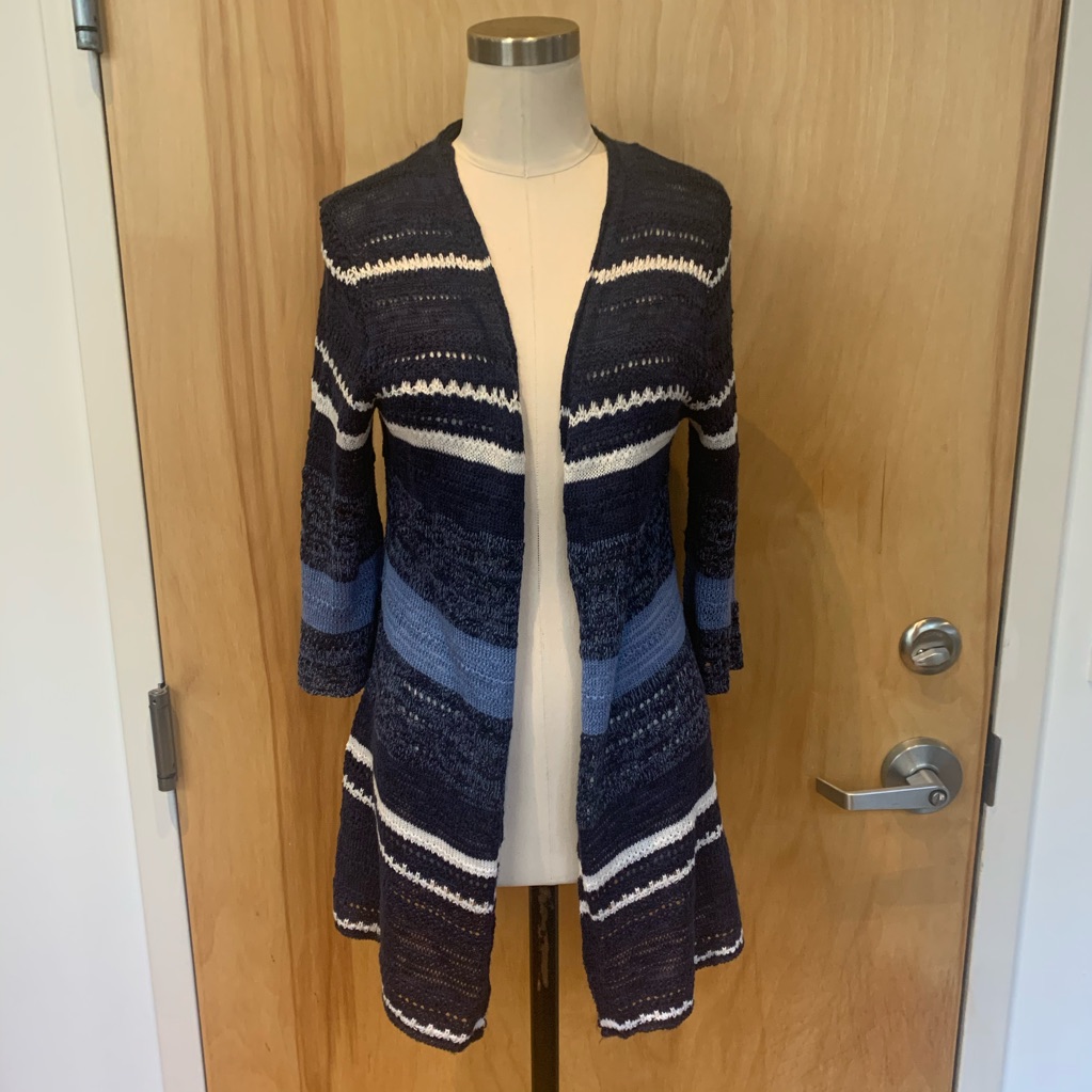 Open Weave Open Front Cardigan